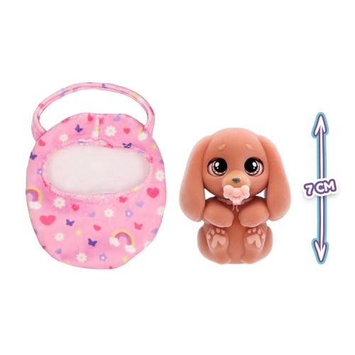 BABY PAWS, TINY Collectible Pet Figures, die ihre Augen schließen und eine Tragetasche enthalten. Kinder ab 3 Jahren und älter