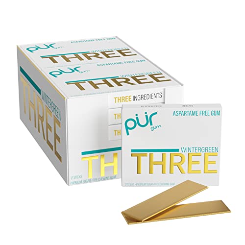 Pur Three 100% Xylitol Chewing Gum Sticks With No Artificial Flavors