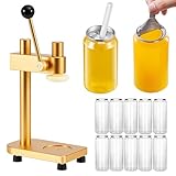 【Facile utilizzo manuale】La nostra sigillatrice per tappi per bottiglie presenta una struttura a leva liscia, che riduce efficacemente l'affaticamento della mano. Il suo design puramente meccanico e manuale non richiede alcuna fonte di alimentazione. Il design ergonomico consente una sigillatura rapida e confortevole anche durante un uso prolungato.