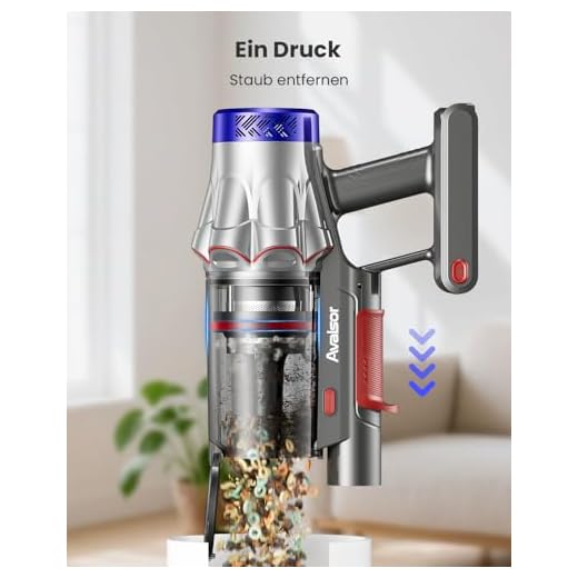 Avalsor Kabelloser Akku Staubsauger 580W