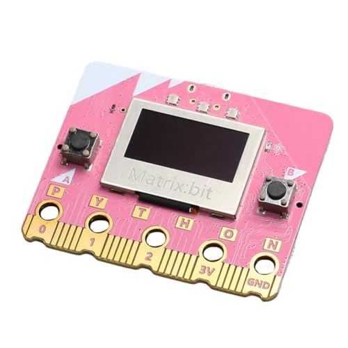 Placa Matrix:bit programable en Python y C++ con pantalla OLED integrada 4