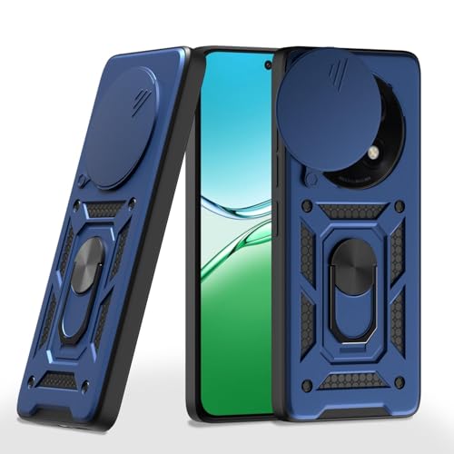 Image of AIBEX Back Cover for Oppo F29 Pro 5G | D10 Tough Armor Case | Sliding Camera Shield | 360 Protection | Kickstand Ring Holder | Military-Grade Shockproof Bumper Case