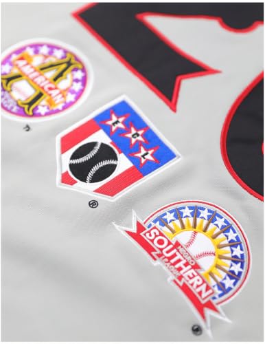 Big Boy Negro Leagues Baseball Museum NLBM S5 Conmemorativa Jersey de Béisbol para Adultos [Gris] miniatura 2