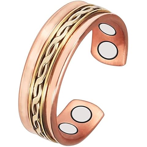 YINOX Adjustable Magnetic Copper Ring for Ladies Cover
