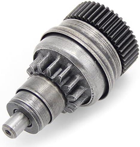 Starter Drive Bendix for Suzuki 31370-41D00, RGV250 RGV250V(E1) V 1997, AG100 Address V100 1991-2000, Metal Motor Starter