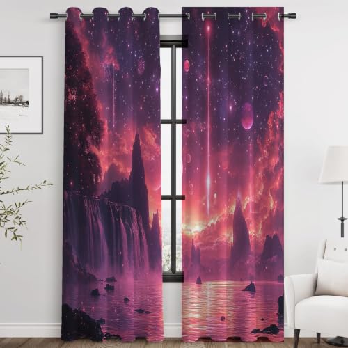 Rideaux thermiques paysage de la jungle grand format H300