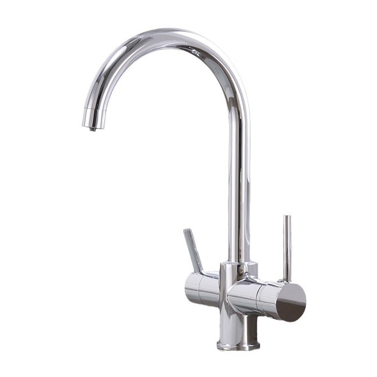 Mitigeur cuisine 3 en 1 avec filtre à eau pure et bec pivotant à 360 degrés