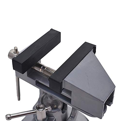 Findmall DOES NOT APPLY Vacuum Base Vise Portable Base Vise 3.15 Inch Jaw Width Pivots Multi-Angle Rotate 360°For Various Smooth Work Surfaces thumb #5