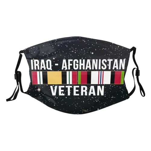 Afghanistan and Iraq Veteran Adult Dust Mask Adjustable Dust Face with 2 Filter79