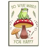 Photo Gallery xitangyouyu targa in metallo con scritta "do what makes you happy", decorazione da parete in stile retrò per casa, camera da letto, bagno, soggiorno, 20,3 x 30,5 cm Photo Gallery xitangyouyu targa in metallo con scritta "do what makes you happy", decorazione da parete in stile retrò per casa, camera da letto, bagno, soggiorno, 20,3 x 30,5 cm