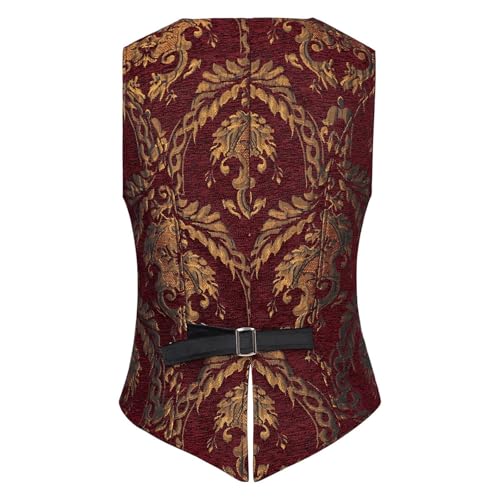 Chaleco steampunk hombre retro gótico con ajuste slim fit de sastrería 5