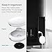 Spigen Silicone Fit Designed for Chromecast with Google TV Voice Remote Case Cover (Metal Plate and Magnetic Included) - White