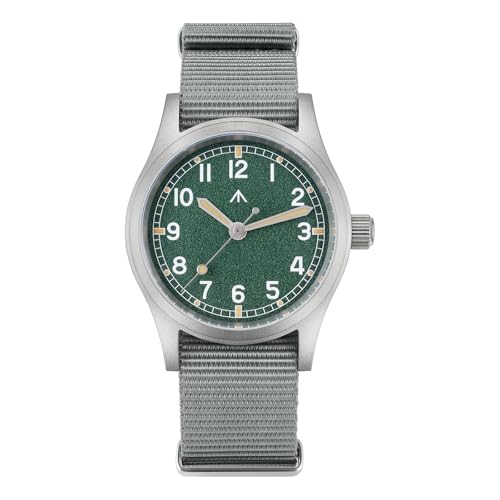 Image of Militado ML12 38mm Mens Watch - Sweep Hand VH31 Mecha-Quartz Movement Domed Sapphire Crystal Quartz Watch C3 Luminous 100M Waterproof