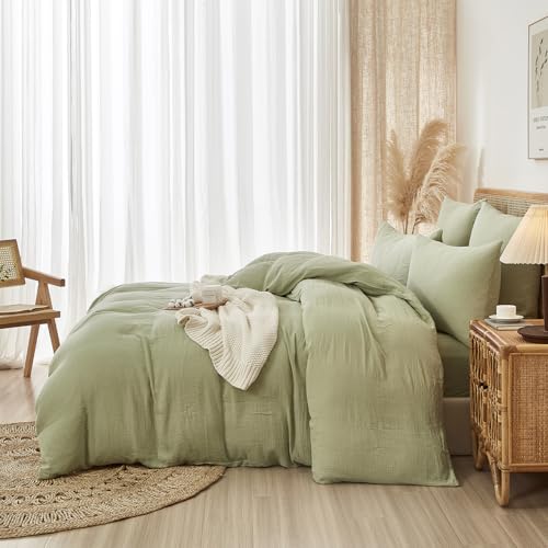 Housse de couette gaze de coton 220x240 de qualit&eacute; sup&eacute;rieure linge de lit