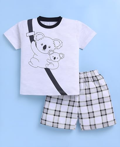Image of Toonyport Boys Summer 3 Packs Of T-shirts and Shorts Combo Set (Multicolors)