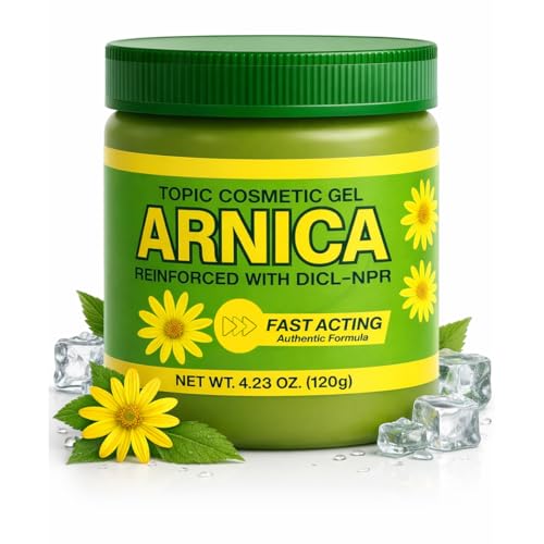 Arnica Flores Gel Pomada 4.23 oz Natural Arnica Topical Gel for Muscles & Joints Fast-Absorbing Botanical Massage Gel for Post-Workout & Daily Use Vegan Non-GMO
