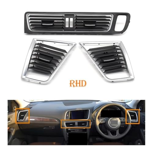 Rejilla de ventilación de coche para salpicadero de Q5 2009-2017 RHD 3