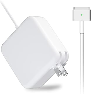 ZHAOSHA Mac Book Pro Charger - 85W T-Tip Mac Book Air Charger with Fast Charging & Magnetic Connection, Replacement Power Adapter for Mac Book Pro & Air 13/15/17 Inch (After Mid 2012)
