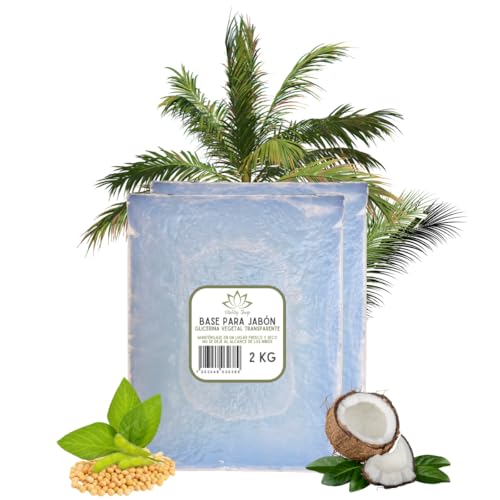 Lista de Elaboración de jabones más recomendados. 26 Material de glicerina vegetal para hacer jabón transparente de alta calidad 2KG