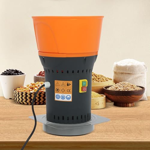 Macinino elettrico da 1300 W, tritatutto per cereali, per erbe, spezie, noci, cereali, con 3 filtri abrasivi -2, 4, 6 mm