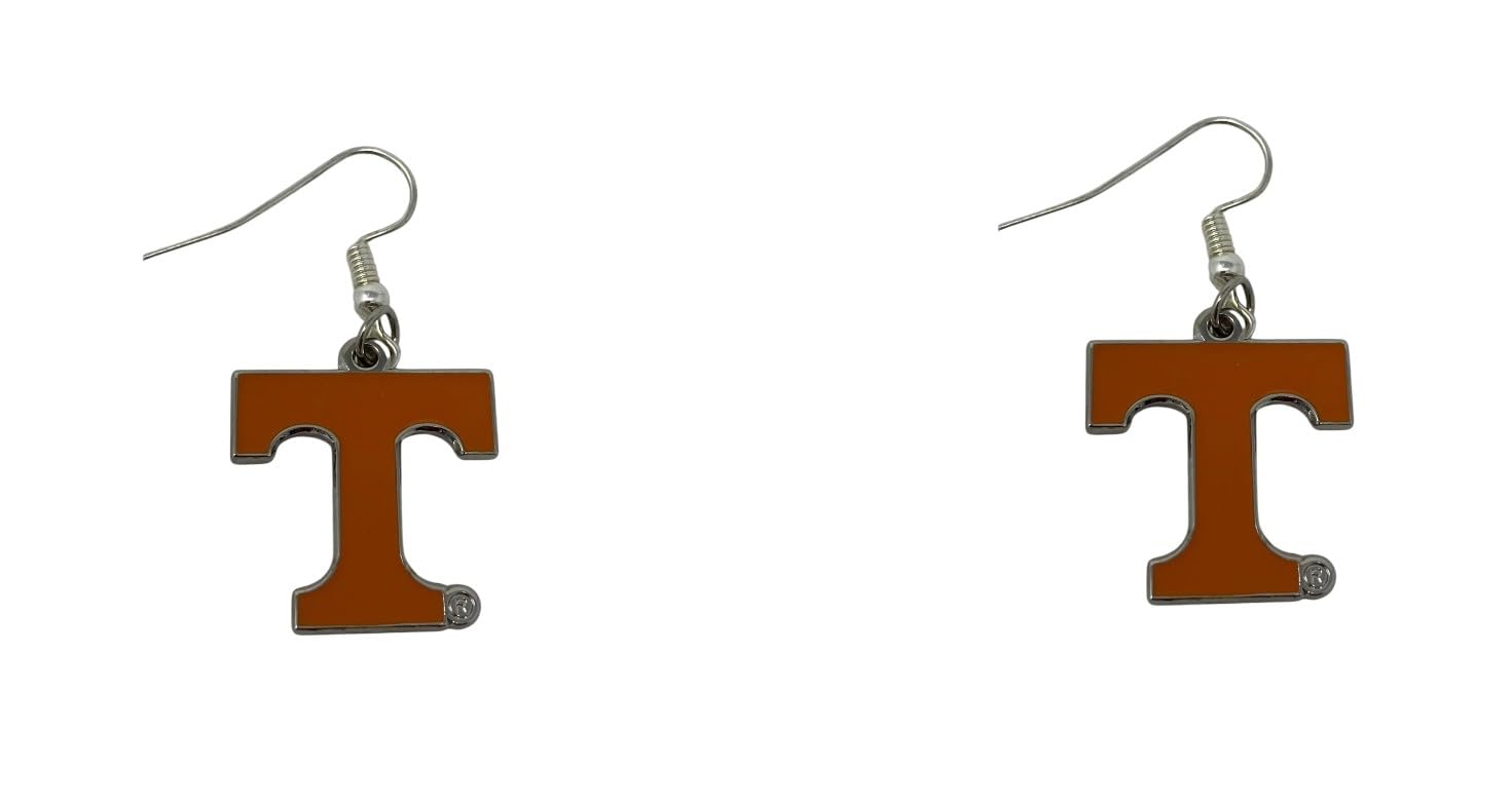 Tennessee Vols Earrings J-Hook Logo