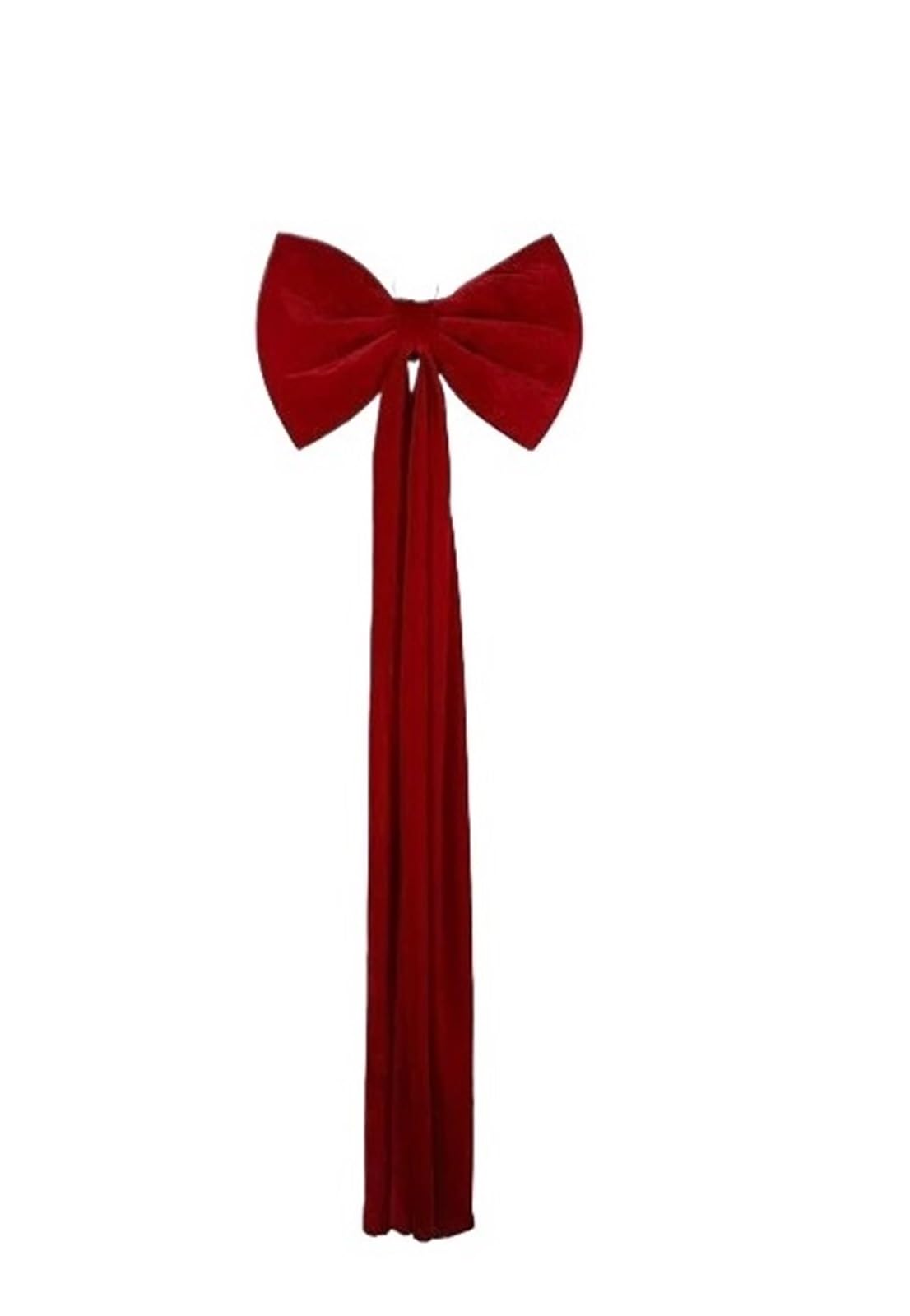 Große Schleifen 1 x große burgunderfarbene Schleife, Anhänger for Feiertage, Hochzeit, Neujahr, Party-Dekoration