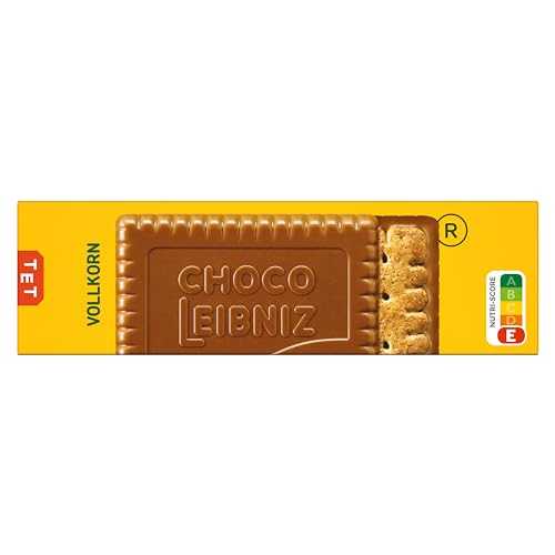 LEIBNIZ Choco Vollkorn, 125 g, knusprige Vollkornkekse eingebettet in zarte Milchschokolade (1 x 125 g)