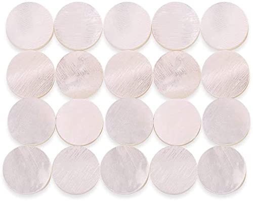 Alomejor Diapasón Incrustaciones Marcadores Diapasón Incrustaciones Pegatinas Calcomanías para Guitarra Bajo 6 Mm