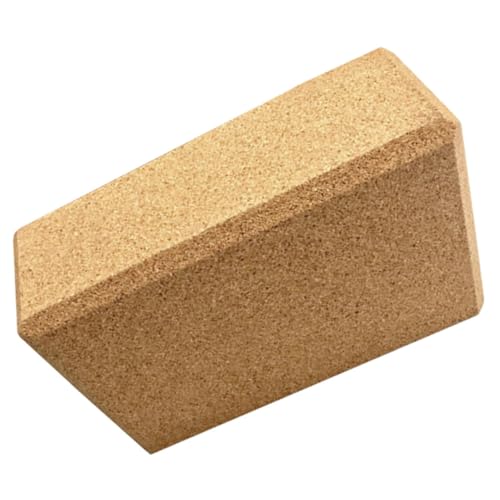 BESPORTBLE 3pcs Cork Yoga Block Yoga Brick Yoga Blocks Exercise Dancing Brick Natural Yoga Mat Wooden Train Yoga Block Wood Tools Yoga Supplies Oak Fitness Bricks Training Equipment
