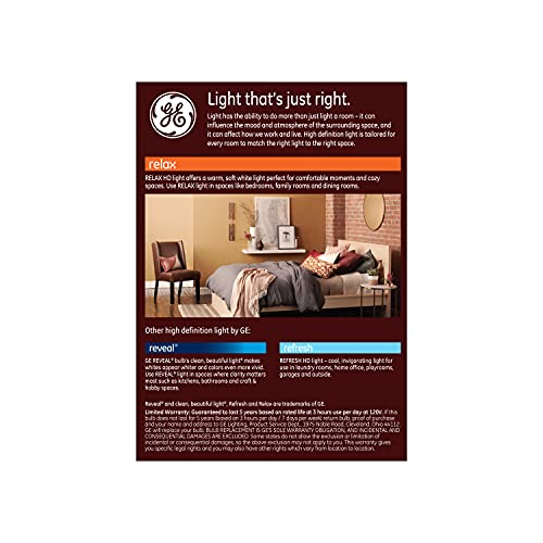 Ge Lighting 68438 Led Relax Hd 13 (65-Watt Replacement), 900-Lumen R40 Light Bulb With Medium Base, Soft White, 1-Pack, 1 Count (Pack Of 1) #TOP2