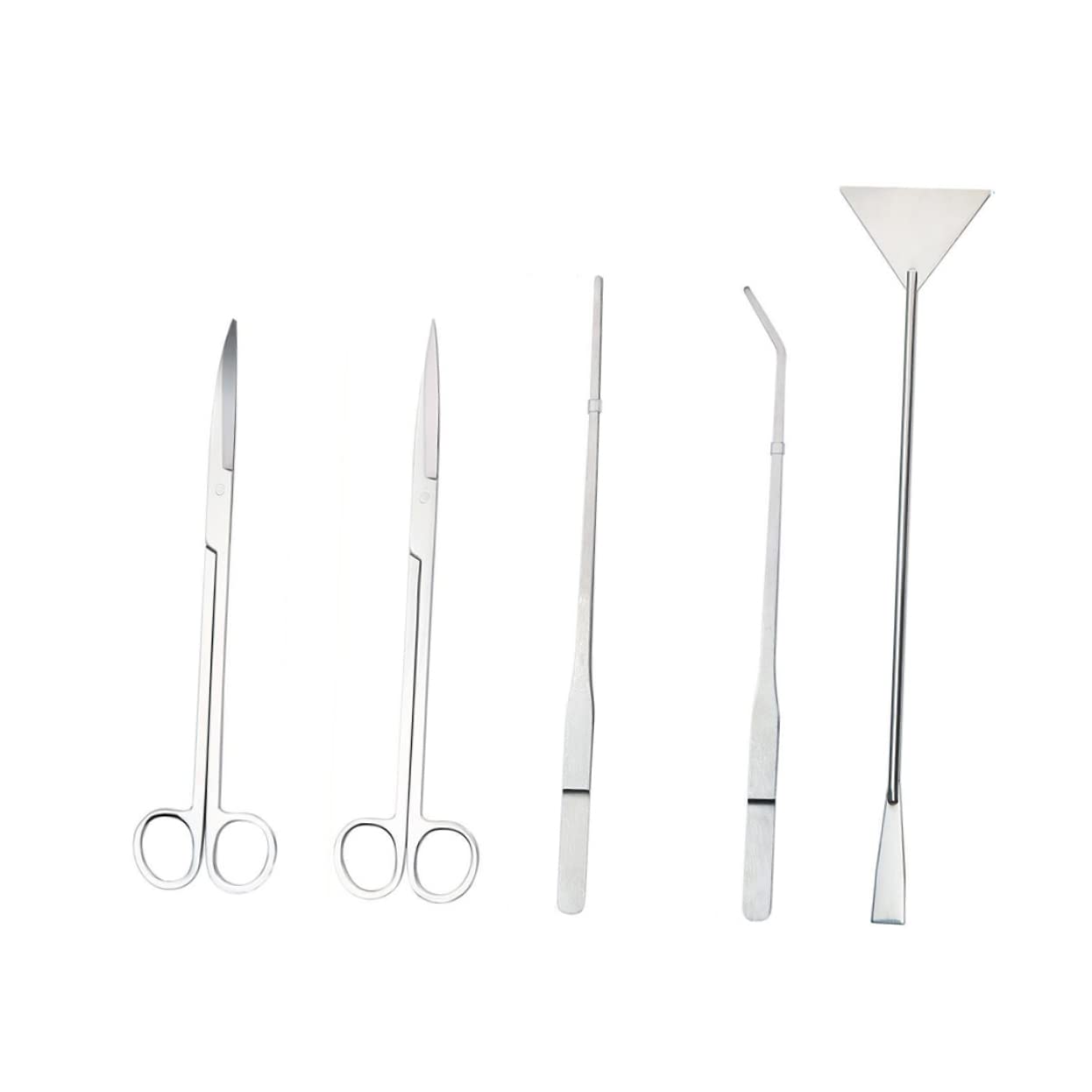 Beavorty Aquarium Aquascaping Kit Tool Set Scissor Spatula Ideal for Small/Thin Plant Planting