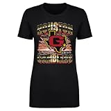 500 LEVEL Houston Gamblers Vintage Shirt for Women (Black, Large)