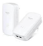 TP-Link AV1000 2-Port Gigabit Powerline Adapter, Up to 1000Mbps (TL-PA7020 KIT) (Renewed)