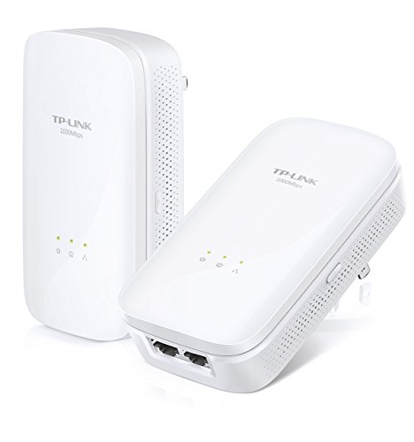 TP-Link AV1000 2-Port Gigabit Powerline Adapter, Up to 1000Mbps (TL-PA7020 KIT) (Renewed)