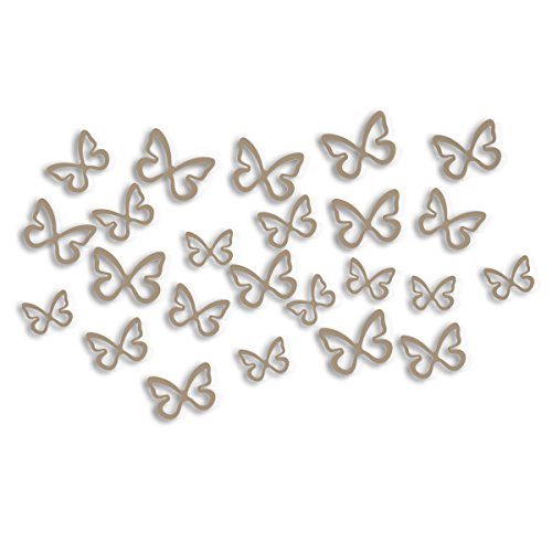 Umbra - Farfalle Decorative per Parete, 24 pz