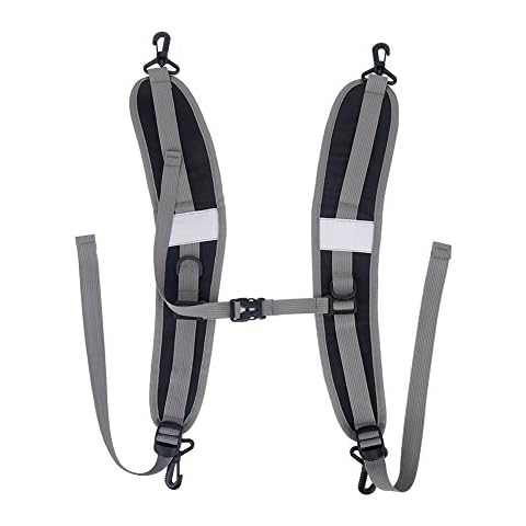 FILFEEL Bag Strap, 1 Pair Nylon Backpack Shoulder Adjustable Belt Repair Parts Accessory(Black) Cover