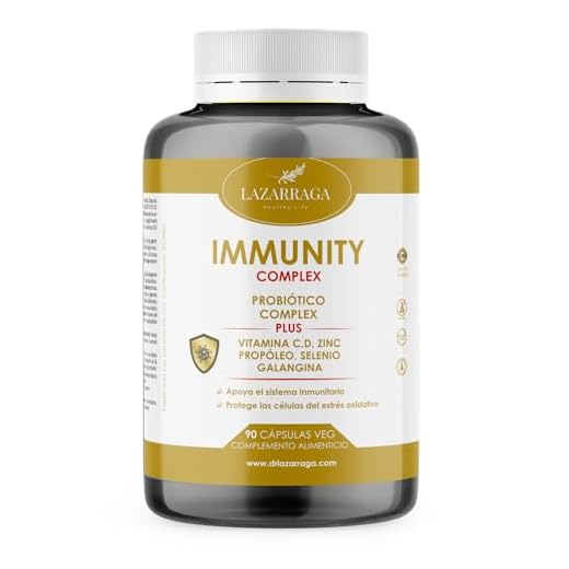 IMMUNITY DEFENSAS COMPLEX 6 EN 1 con Vitamina C + Vitamina D + Propóleo + Zinc + Selenio + Probióticos y Prebióticos + Galangina | Apoya el Sistema Inmunológico l 90 Cápsulas Veganas | 3 meses
