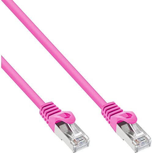 InLine Patchkabel - SF/UTP - Cat.5e - Pink - 10m
