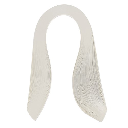 White Quilling Paper Strips,12 Colors 600 Strips Paper Quilling Paper Strips, Origami Stars Double Sided Art Strips,DIY Paper Folding Lucky Star Strips Design Drawing Handcraft Tool (02)