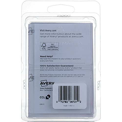Avery Colored Labels, 525 Per Pack, Rectangular, Assorted Colors, 6 Pack = Total 3150 Labels #TOP4
