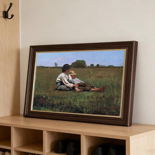 Poster Boys in A Pasture Winslow Homer impression toile tableau suspendu