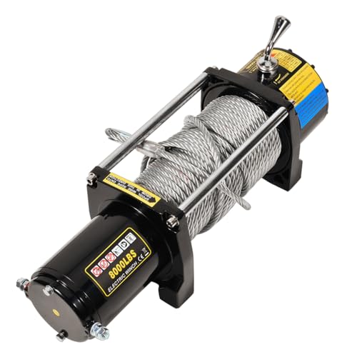 SCITOO Winch Eléctrico 12V 24V 8000 lbs con Control Remoto miniatura 3
