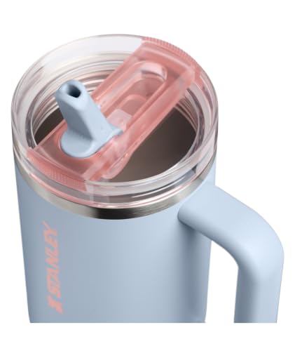 Image of STANLEY Quencher ProTour Flip Straw Tumbler with Leakproof Lid 40 oz | Built-in Straw and Handle | Cup Holder Compatible for Travel | insulated Stainless Steel Cup | BPA-Free | Blue Dream