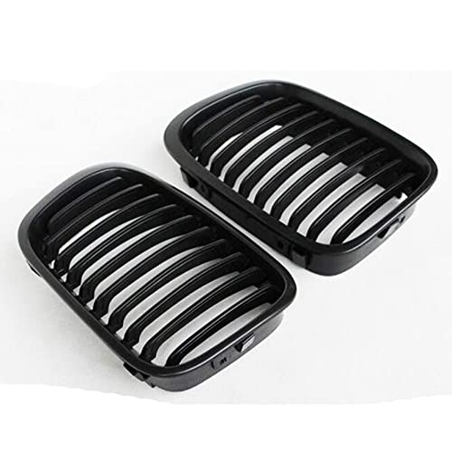 Rejilla tipo riñón para parachoques de BMW E46 4 puertas de 1998 a 2001 7