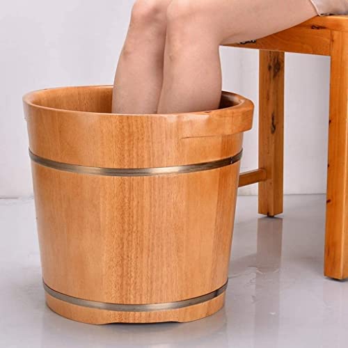 Spa de pies de madera sólida Katzowen para baño y masaje miniatura 4