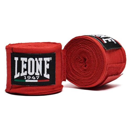 LEONE 1947, 3 Paar Bandagen schwarz/blau/rot, 4,5 m, AB705P