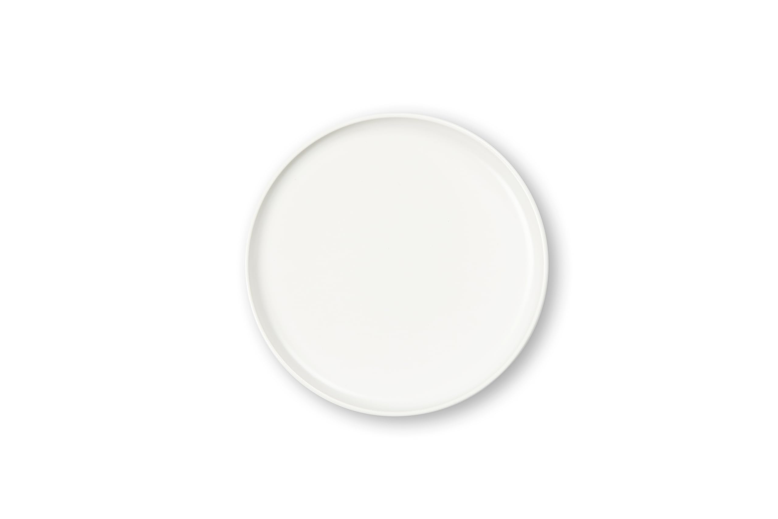 Excelsa Nordic Set 6 Piatti da Frutta in Ceramica, Bianco