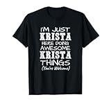 Funny Cute Krista Girl Name Stuff Corner
