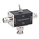 2-Wege-Antennen-Umschalter, 0-50MHz Hochleistungs-Handling-Kanal-Master-Splitter für Antennen Konfigurationen