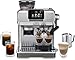 Produktbild DeLonghi La Specialista Touch - Perfetto Siebträgermaschine Espressomaschine mit Mahlwerk, 10 Getränke, Cold Brew, automatische und manuelle Milchaufschäumung, Touchscreen, Metall (EC9455.M)
